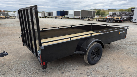 New 2026 Belmont 6x14 Solid Side Utility Trailer w/ Lay Flat Gate