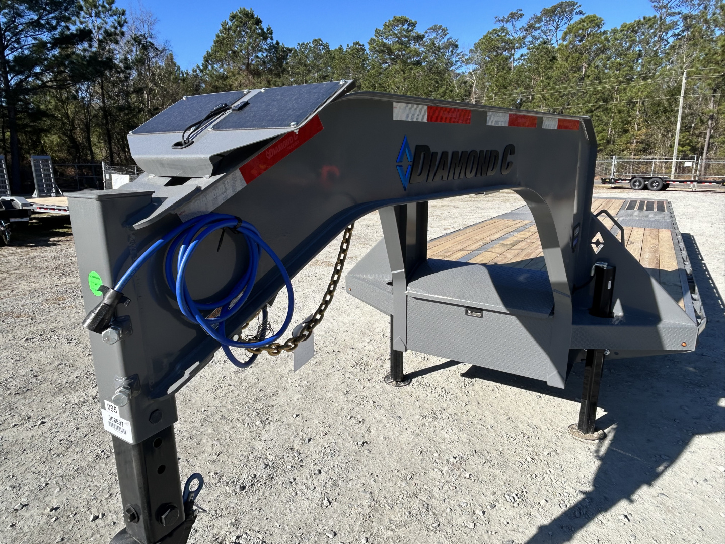 New 2026 Diamond C Trailers FMAX212 Gooseneck Flatbed Trailer with Hydraulic Dovetail ( 18ft Deck + 12" Dove = 30ft )