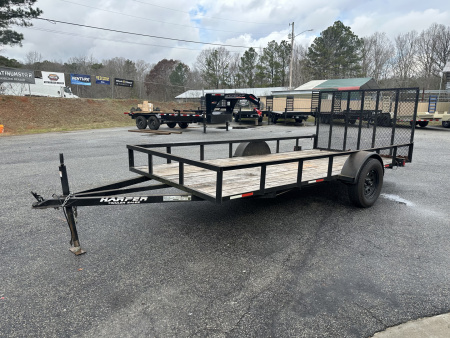 Used USED 2024 6.5X14 SINGLE AXLE UTILITY TRAILER