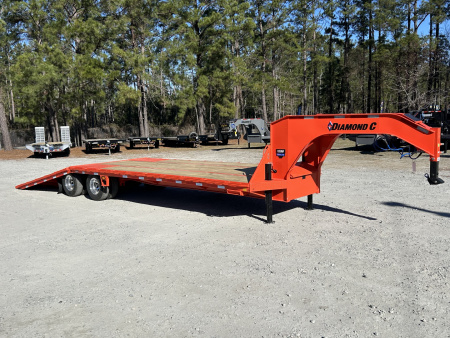 New 2026 Diamond C Trailers FMAX210 Gooseneck Flatbed Trailer, (20ft Deck + 12ft Dove) Hydraulic Dovetail