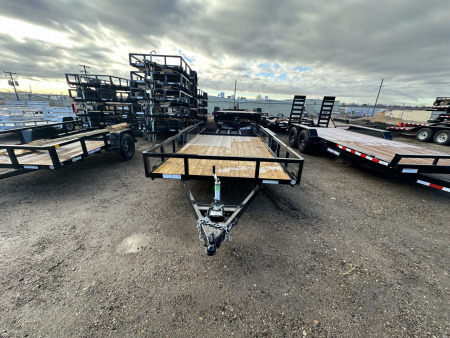 New 2025 Sure-Trac 7X16 7K Tub Top ATV Utility Trailer