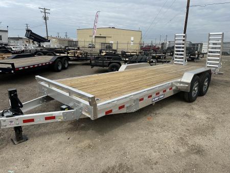 New 2025 Sure-Trac 7X22 (20+2)14K Alum Equipment Trailer