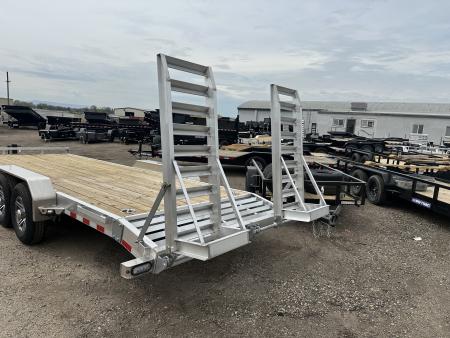 New 2025 Sure-Trac 7X22 (20+2)14K Alum Equipment Trailer
