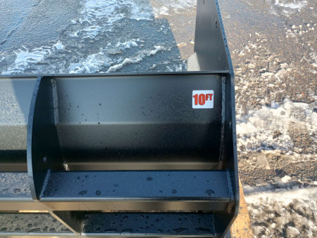 New 2026 Jenkins Iron and Steel 10' Snow Pusher Attachment