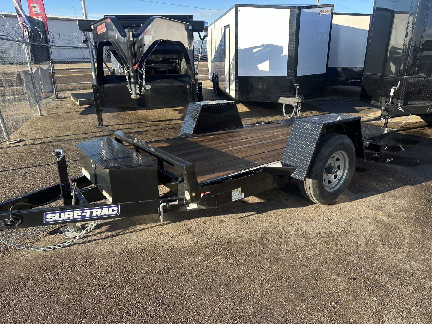 New 2025 Sure-Trac 62"X10 6K TILT Equipment Trailer