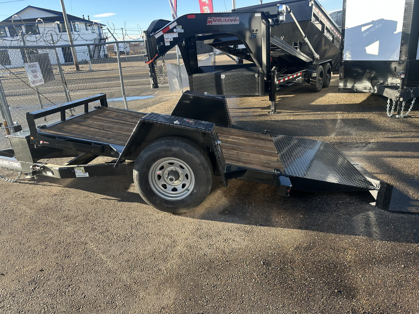 New 2025 Sure-Trac 62"X10 6K TILT Equipment Trailer