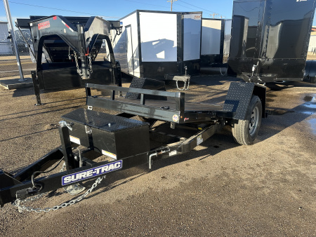 New 2025 Sure-Trac 62"X10 6K TILT Equipment Trailer