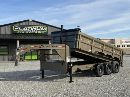 New 2026 Load Trail DG 83X16 HIGH SIDE TELESCOPIC W/14 PLYS AND 7 GAUGE FLOOR 21K GVWR GOOSENECK Dump Trailer