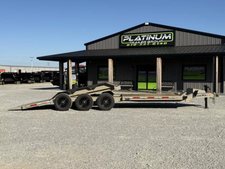 New 2026 RawMaxx G3X 102X26 EQUIPMENT W/RHINO LINED FENDERS 21K GVWR GRAVITY Tilt Trailer