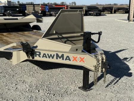 New 2026 RawMaxx G3X 102X26 EQUIPMENT W/RHINO LINED FENDERS 21K GVWR GRAVITY Tilt Trailer