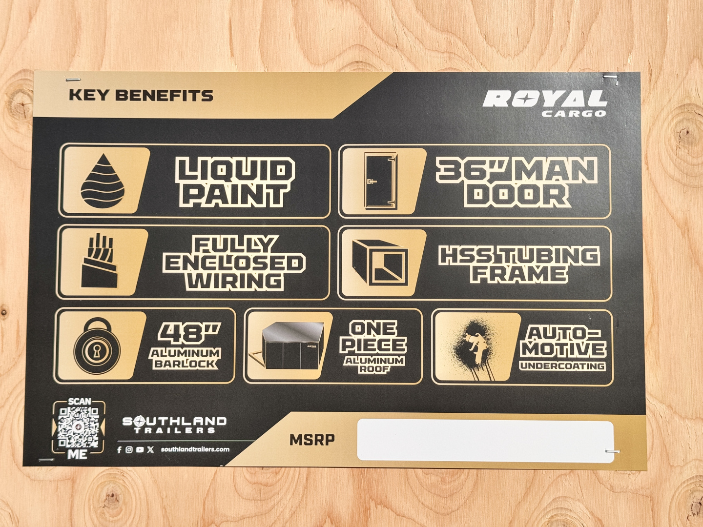 New 2026 Royal 7.5-16-1.5V Enclosed