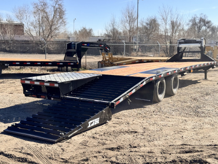New 2026 Southland Trailers 8.5-32 Engineered beam Gooseneck Deckover W/ Max Ramps 25K GVWR