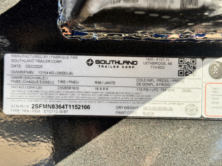 New 2026 Southland Trailers 8.5-36 Engineered beam Gooseneck Deckover W/ 6' MAX Ramps 29K GVWR