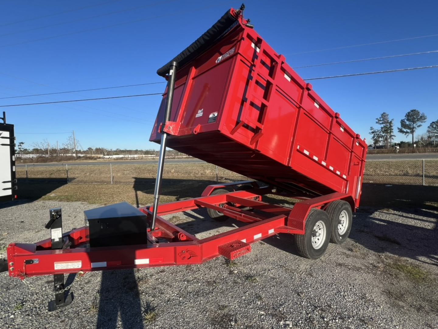 New 2026 Panther Cargo 7x14 Dump Trailer