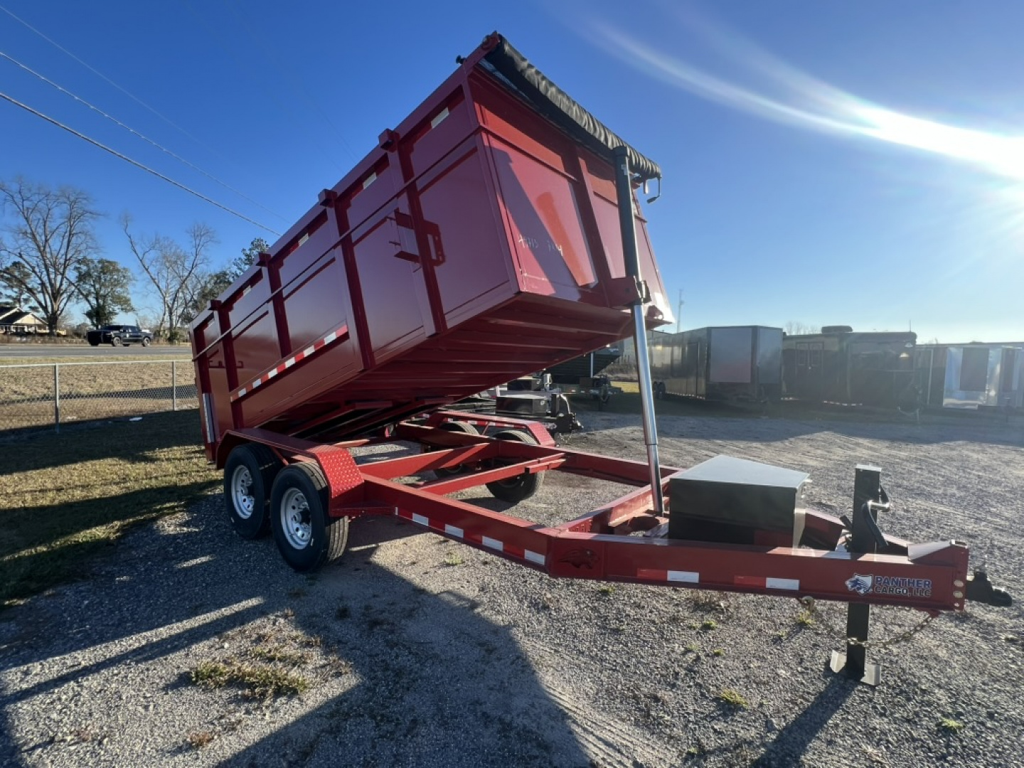 New 2026 Panther Cargo 7x14 Dump Trailer