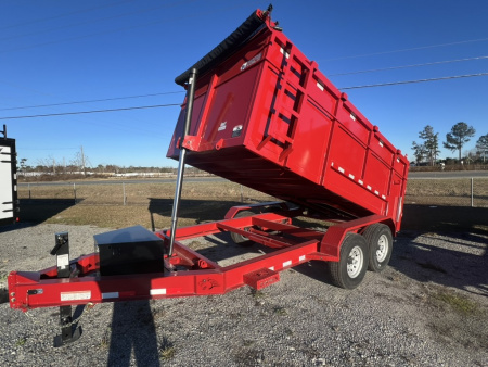 New 2026 Panther Cargo 7x14 Dump Trailer