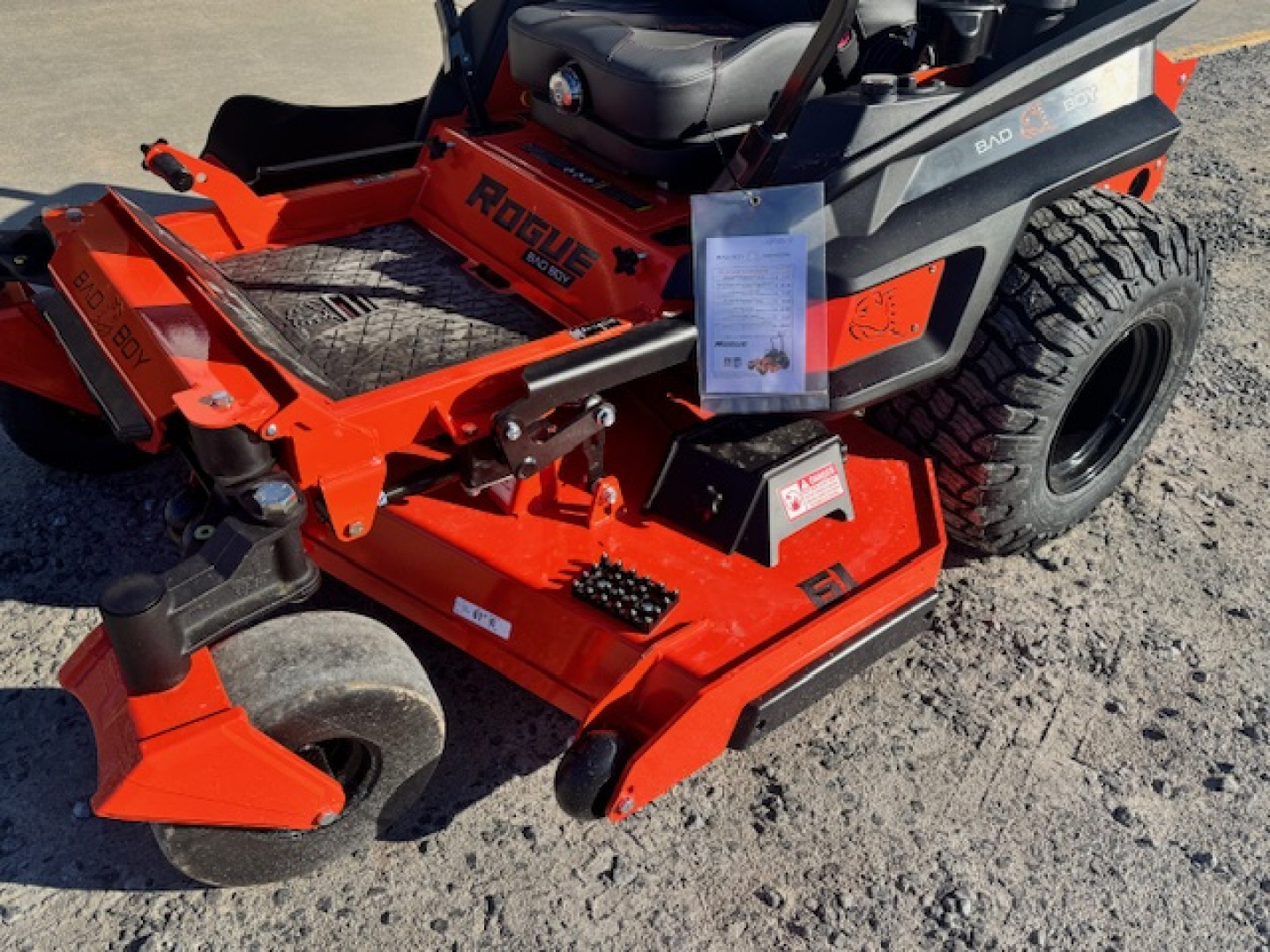 New 2026 Bad Boy ROGUE 61" KAWASAKI FX 1000 BRG6135KA Lawn Mowers