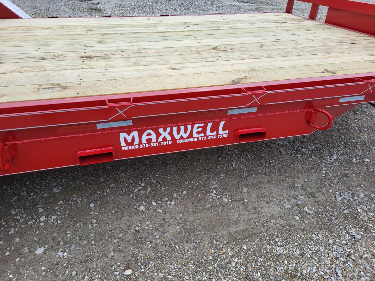 New 2026 Maxwell 83x20 Heavy Duty Equipment Trailer