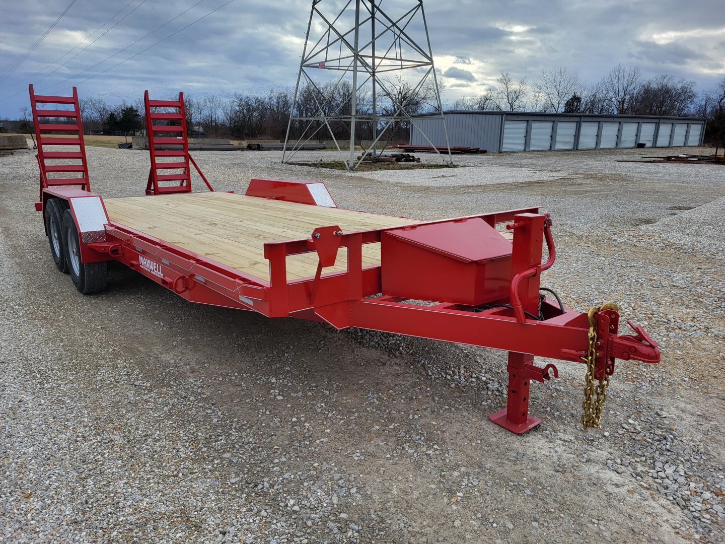 New 2026 Maxwell 83x20 Heavy Duty Equipment Trailer