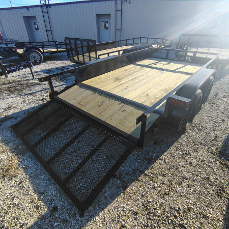 New 2026 WD 77x12 TA , 2' Dovetail with 30  gate, 35k axles, Diamond Series Utility Trailer