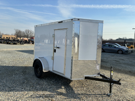 New 2026 NationCraft Trailers 5x8 Trailer Cargo / Enclosed w/ Ramp Door