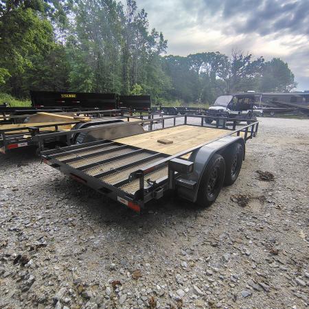 New 2026 WD Trailers 83x14 TA , Straight deck with 48" gate, 3.5k axles, diamond series Utility Trailer
