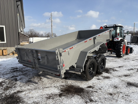 New 2026 LIBERTY 6x12 - 10K Dump Low Profile 72  Wide Deck Dump Trailer