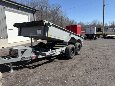 New 2026 LIBERTY 6x12 - 10K Dump Low Profile 72  Wide Deck Dump Trailer