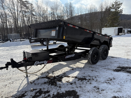 New 2026 LIBERTY 6x12 - 10K Dump Low Profile 72  Wide Deck Dump Trailer