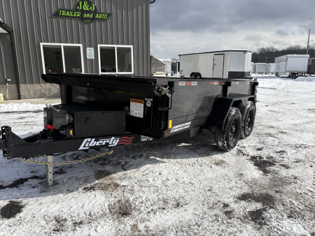 New 2026 LIBERTY 6x12 - 10K Dump Low Profile 72  Wide Deck Dump Trailer