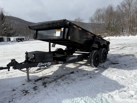 New 2026 LIBERTY 6x12 - 10K Dump Low Profile 72  Wide Deck Dump Trailer