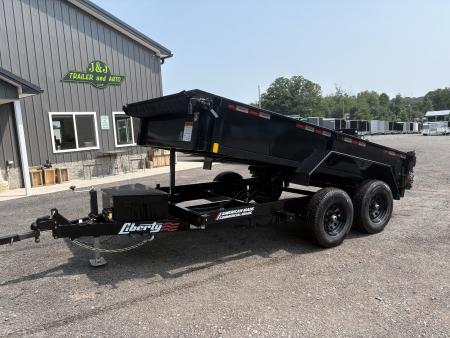 New 2026 LIBERTY 6x12 - 10K Dump Low Profile 72  Wide Deck Dump Trailer