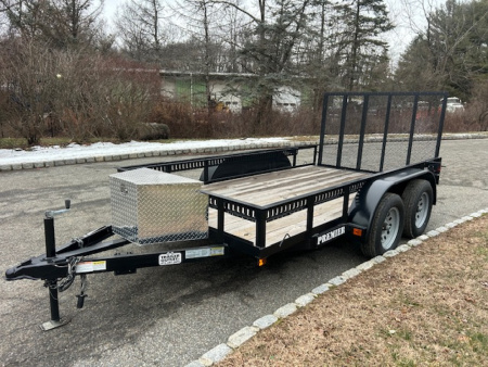New 2023 Premier Trailers Inc. 6X12 Tandem Landscape Trailer