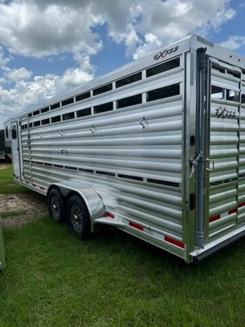 New Exiss 24' STC Tandem Axle Stock Trailer