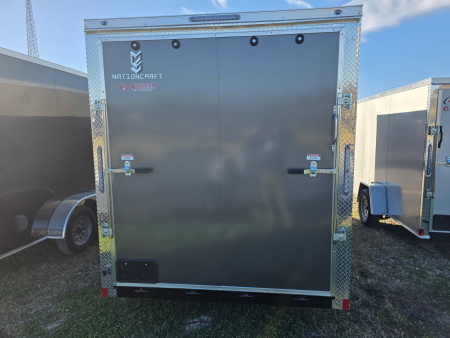 New 2026 NationCraft Trailers 7 X 14 TA POLY Cargo / Enclosed Trailer