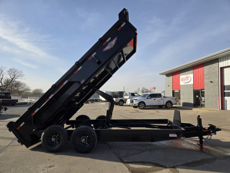 New 2026 H&H Trailers 83x16 Industrial Dump Trailer 14K Scissor Dump Trailer