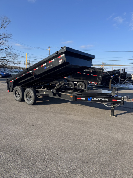 New 2026 Load Trail DE83X14 Dump Trailer 14K GVWR Ramps & Tarp
