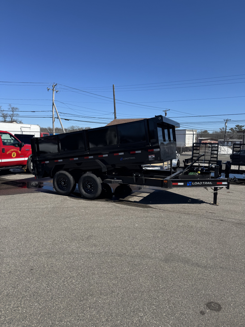 New 2026 Load Trail DE83X14 Dump Trailer 14K GVWR Ramps & Tarp/24" Side Extensions