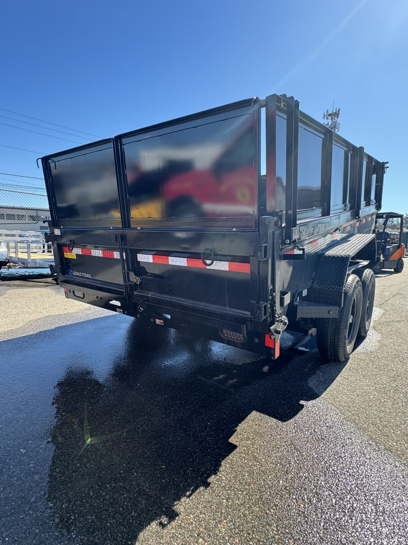 New 2026 Load Trail DE83X14 Dump Trailer 14K GVWR Ramps & Tarp/24" Side Extensions