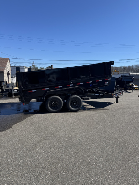 New 2026 Load Trail DE83X14 Dump Trailer 14K GVWR Ramps & Tarp/24" Side Extensions