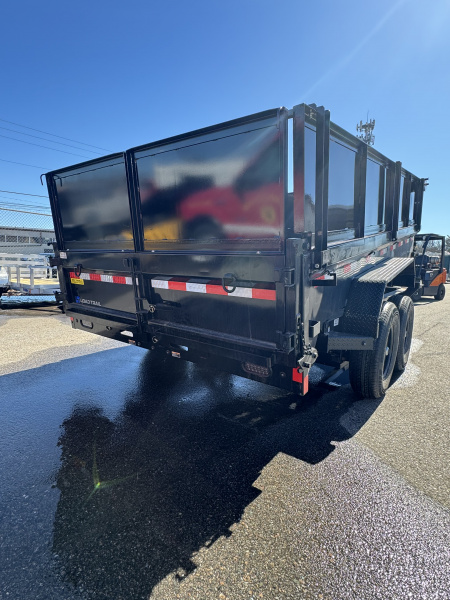 New 2026 Load Trail DE83X14 Dump Trailer 14K GVWR Ramps & Tarp/24" Side Extensions