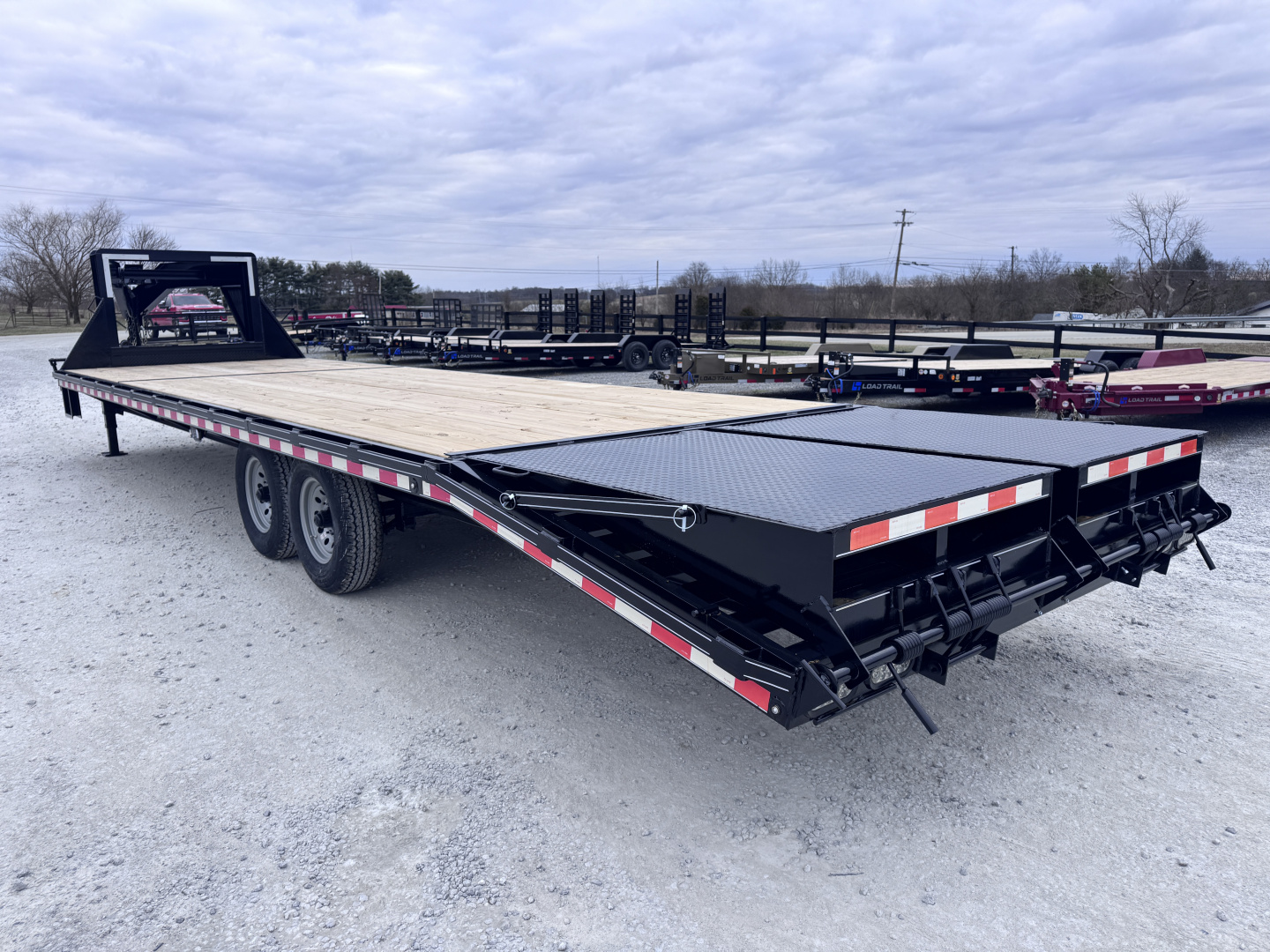 New 2026 Blazer 102"x25'+5' 14,000# GVWR Gooseneck Equipment Trailer
