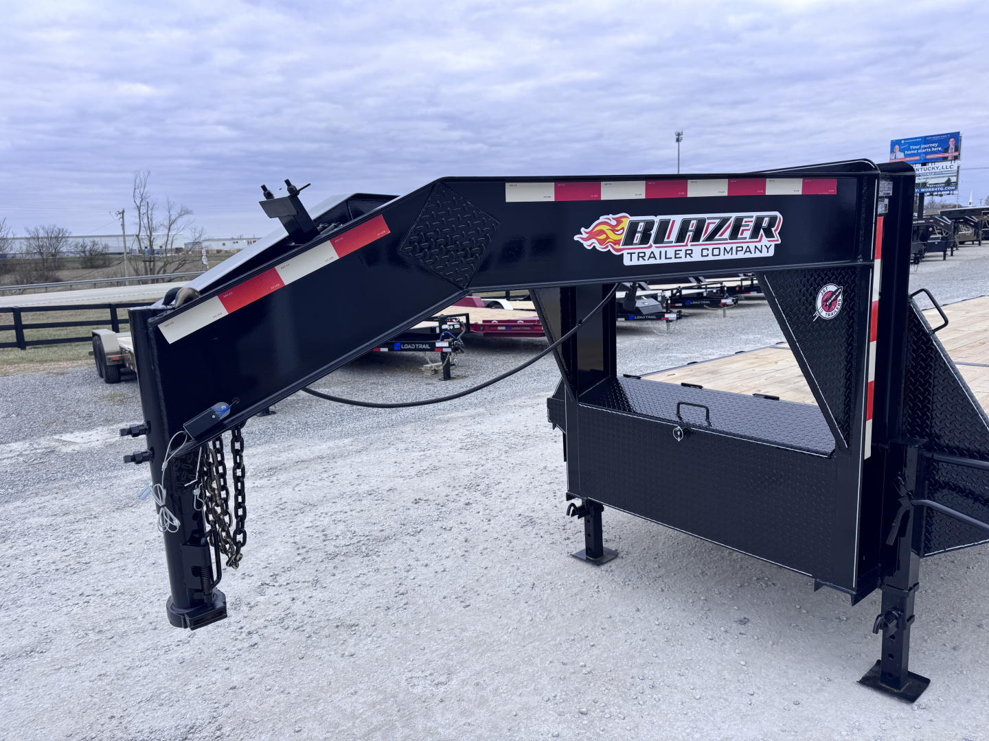New 2026 Blazer 102"x25'+5' 14,000# GVWR Gooseneck Equipment Trailer