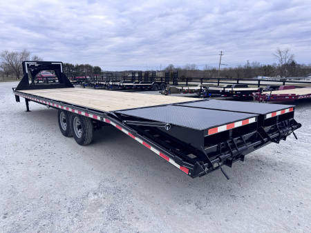 New 2026 Blazer 102"x25'+5' 14,000# GVWR Gooseneck Equipment Trailer
