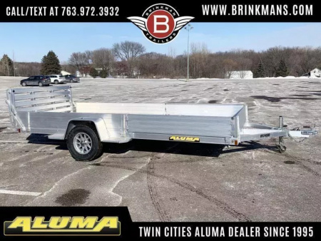 New Aluma 8114SR Aluminum ATV Trailer - Side Ramps
