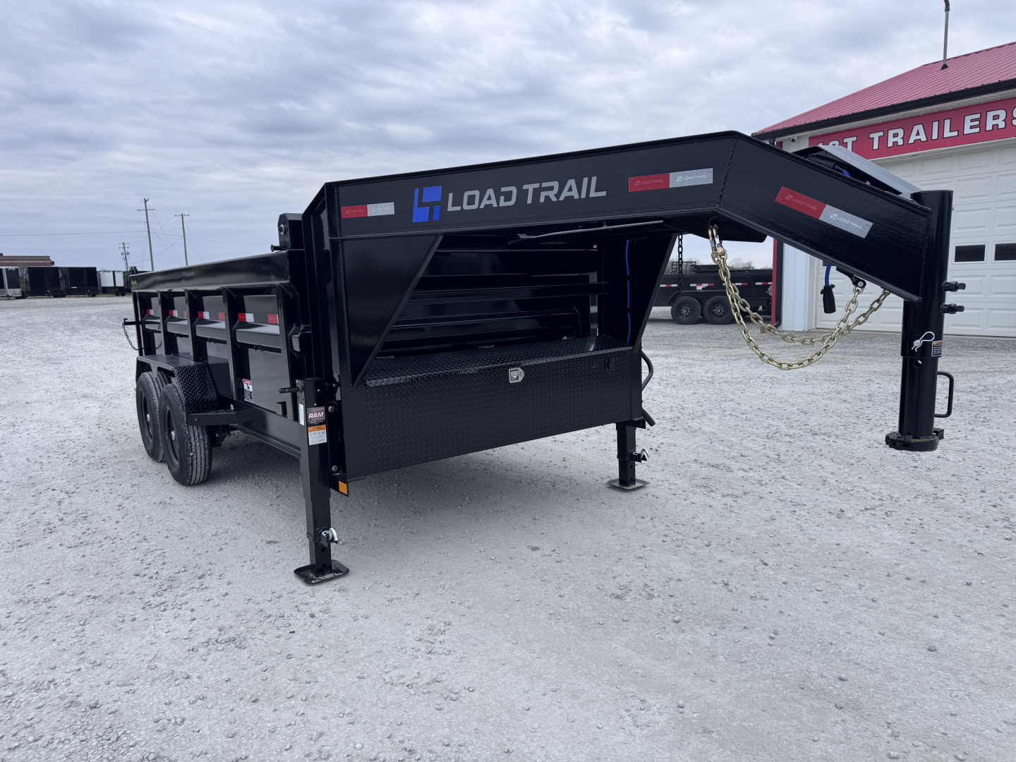 New 2026 Load Trail 83"x14' 14,000# GVWR Gooseneck Dump Trailer