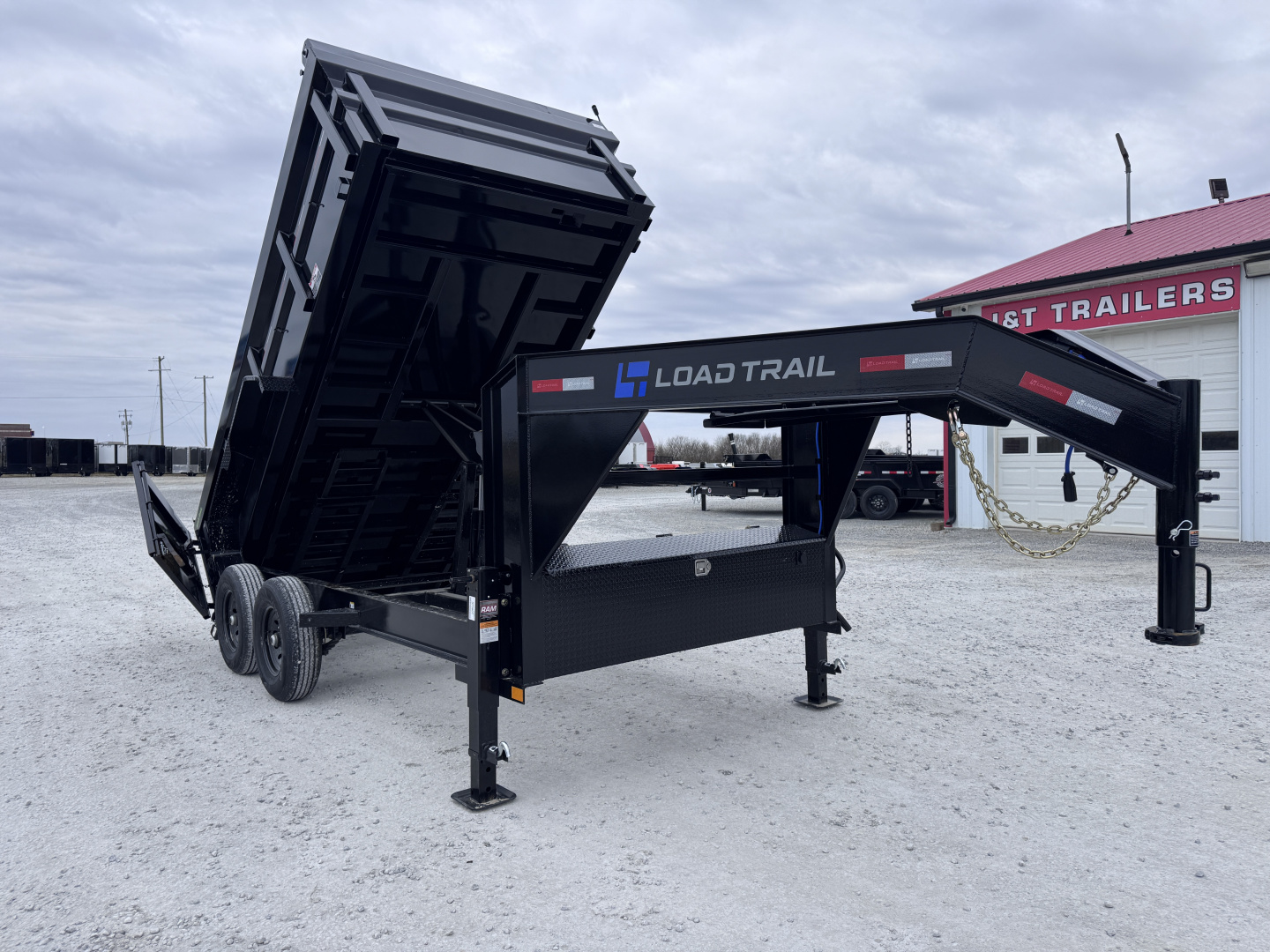New 2026 Load Trail 83"x14' 14,000# GVWR Gooseneck Dump Trailer