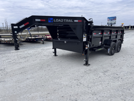 New 2026 Load Trail 83"x14' 14,000# GVWR Gooseneck Dump Trailer