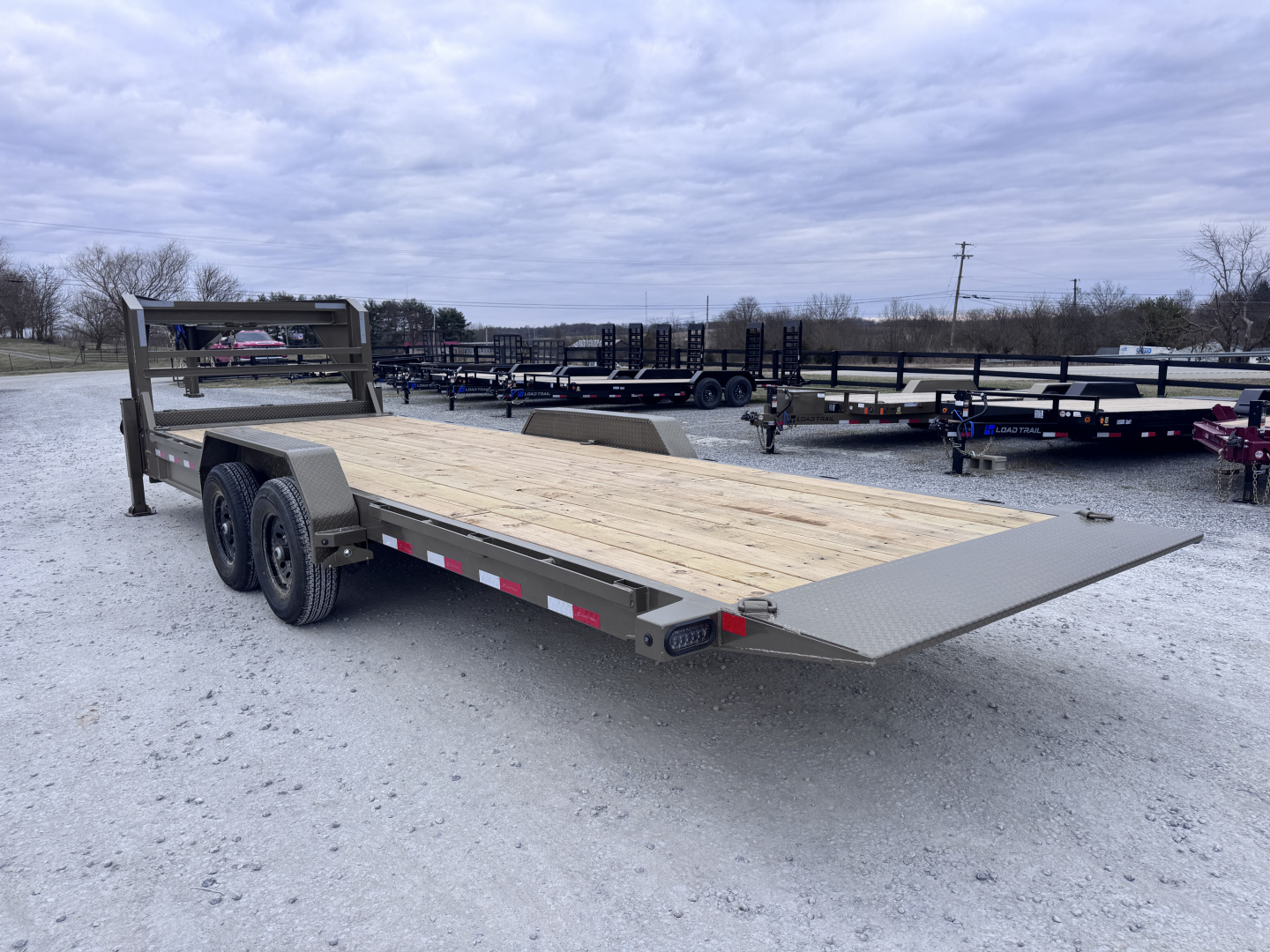 New 2026 Load Trail 83"x24' 14,000# GVWR Fully Hydraulic Tilt Trailer