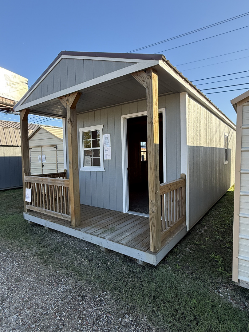 New 2025 12x32 Yoder Porch Cabin